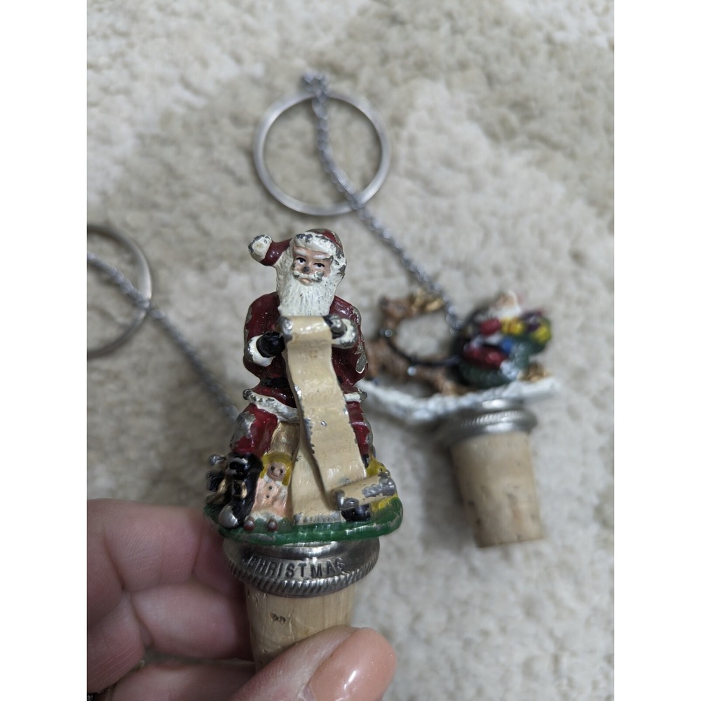 WTU Cork Wine Stopper‎ Lot Christmas